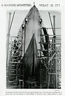 Dreadnought Prints: H. M.s Neptune ready to be lauched 1909