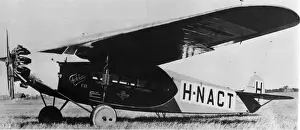 Remained Prints: H-NACT was KLMs first Fokker FVIIa
