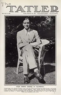 H. R. H. Prince George in California