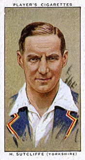 H Sutcliffe, Yorkshire County and England cricketer