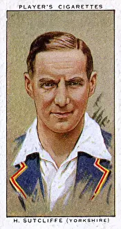 Yorks Prints: H Sutcliffe, Yorkshire County and England cricketer