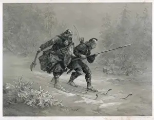 Spears Prints: Haakon Carried to Safety