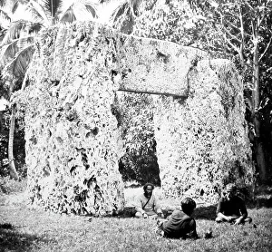 Oceania Prints: Ha'amonga a Maui, Tonga, Victorian period