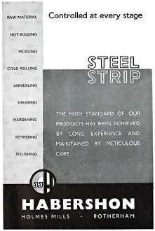 Sheets Prints: Habershon Strip Steel & Sheets