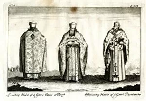 Papa Gallery: Habit of Greek Papa or Priest and Patriarch