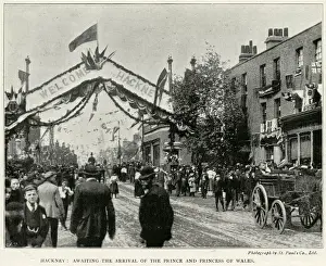 Hackney awaiting for Prince Princess of Wales 1896 Hackney awaiting for Prince