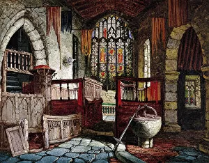 Images Dated 15th February 2016: Haddon Hall Chapel
