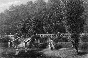 Haddon Prints: Haddon Hall / Terrace 1850
