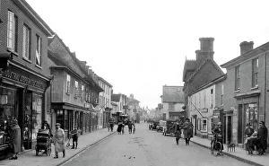 Hadleigh Prints: Hadleigh High Street probably 1920s