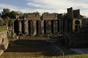 Images Dated 10th March 2009: Hadrians Villa. 2nd century. Praetorium. Italy