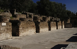 Images Dated 10th March 2009: Hadrians Villa. Hospitalia. 2nd century. Italy