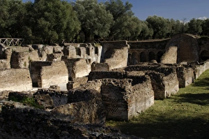 Images Dated 10th March 2009: Hadrians Villa. Hospitalia. 2nd century. Italy