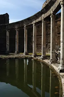 Hadrians Villa. Maritime Theatre. 2nd century. Italy