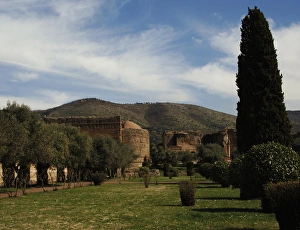 Images Dated 10th March 2009: Hadrians Villa. Pecile. 2nd century. Italy