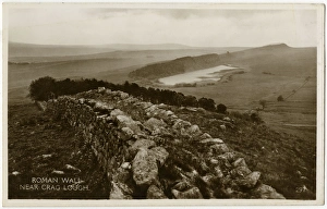 Hadrians Wall - near Crag Lough Hadrians Wall - near Crag Lough