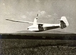 Powered Prints: Haesller-Villinger man-powered aircraft Mufli of 1935