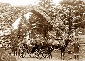 Aberystwyth Prints: Hafod Arch Devil's Bridge near Aberystwyth Victorian period