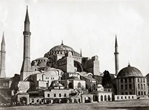 Hagia Prints: Hagia Spohia, Constantinople, (Istanbul) Turkey, circa 1880s