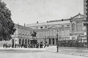19 Century Prints: The Hague, Netherlands. Noordeinde Palace. Engraving, 1898