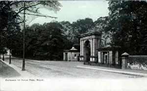 Bolton Prints: Haigh Park - Entrance, Wigan, Lancashire