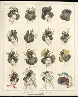 Evidently Prints: Hair Styles for 1831
