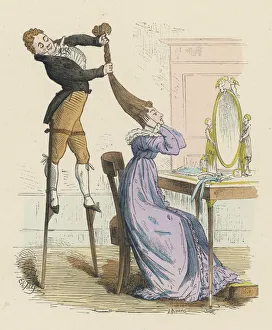 Hairdresser on Stilts