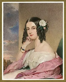 Bracelet Prints: Hairstyle / Ringlets 1830S