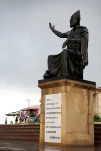 Alevi Gallery: Haji Bektash Veli Statue in Haji Bektash Village in Nevsehir