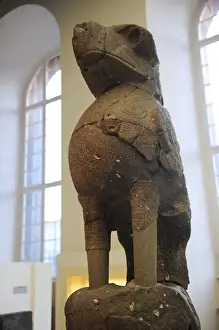Halaf culture. (ca 6000-5300 BC). Syria. Orthostat. Winged g