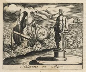 Drowned Prints: Halcyone / Ceyx / Kingfisher