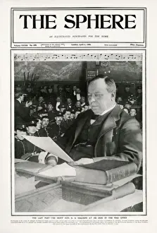 Haldane at his desk in the War Office R B Haldane at his desk in the War Office
