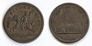 Images Dated 26th June 2012: Halesowen Workhouse Token