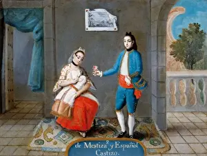 Caste Prints: From Half-Caste and Spanish: Castizo