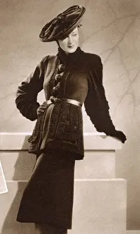 Beret Prints: Half-length coat by Elsa Schiaparelli