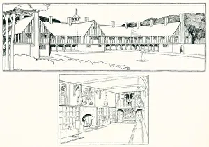 Cooperative Prints: Half Timbered Cooperative Houses