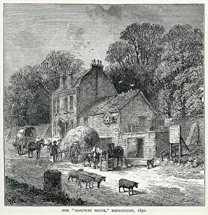 Images Dated 24th December 2019: Halfway House, Kennsington 1850