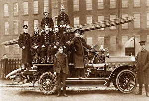 Halifax Prints: Halifax - fire engine