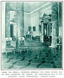Alexander Collection: Hall in the Alexander Palace, Tsarskoe-selo