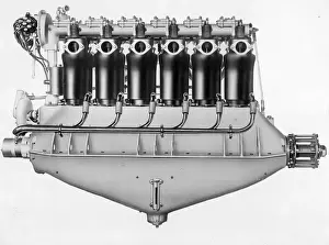 Starboard Prints: Hall-Scott L-6 213hp 6-cylinder inline engine