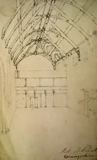 Hall at St Donats Glamorganshire