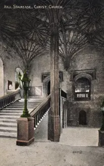 Staircase Prints: Hall Staircase - Christ Church College, Oxford