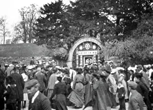 Preservation Prints: Hall Well, Well Dressing, Tissington, in 1904