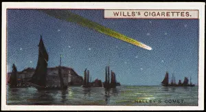 Solar Prints: Halleys Comet / Cig Card