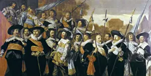Frans Prints: HALS, Frans (1580-1666). Officers and Sergeants