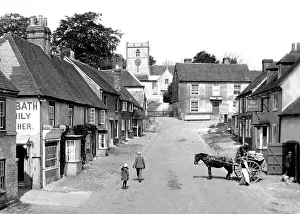 Hambledon Prints: Hambledon High Street early 1900s
