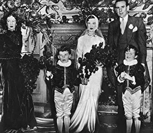 Beaton Gallery: The Hambro - Beaton wedding, 1934