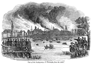 Hamburgh Prints: Hamburg fire 1842