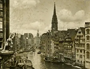 Nikolai Prints: Hamburg, Germany - Nikolai Canal