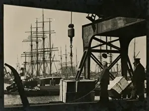 Hamburg, Germany - view of the harbour