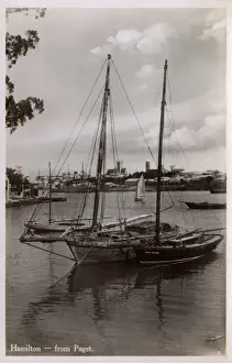 Inlet Prints: Hamilton - view from Paget - Bermuda